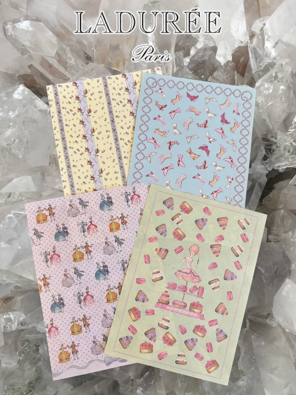 Laduree Stationary Pages Set